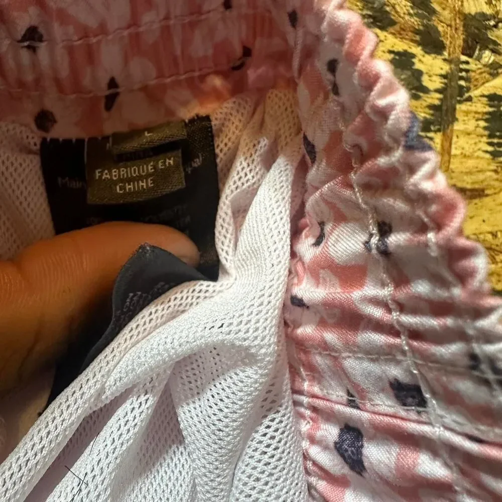 Unbranded Men's Pink and Purple Swim-briefs-shorts